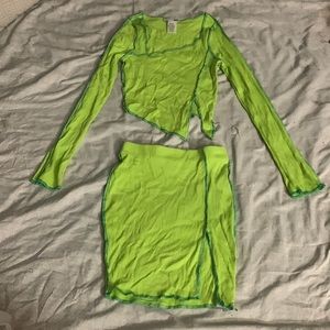 2 piece fashion nova set never worn.